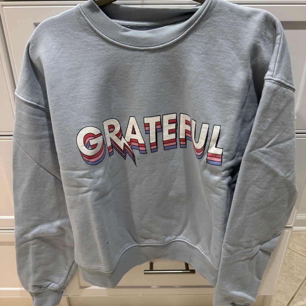 Spiritual Gangster Sky Blue Grateful Sweatshirt